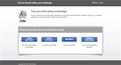 Desktop Screenshot of bikesafetyquiz.com